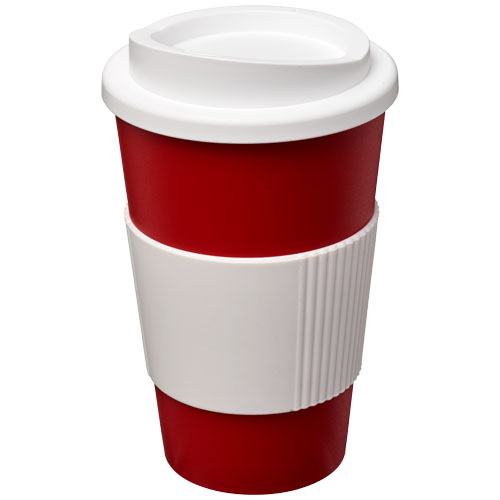 Gobelet isolant personnalisable 350ml Americano® Rouge / Blanc